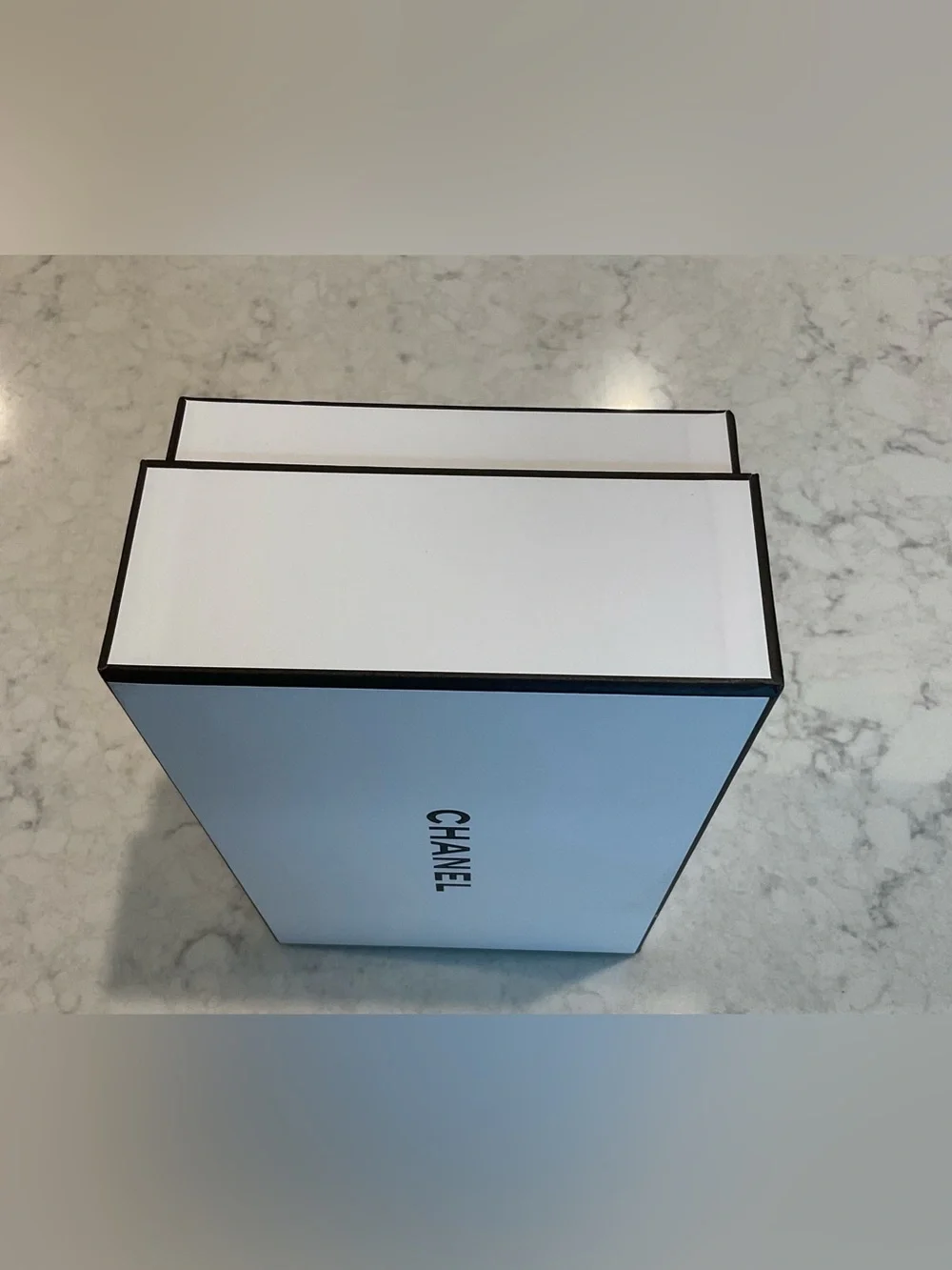 Authentic Chanel perfume box with original packaging